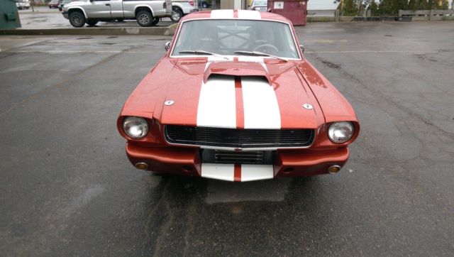 1966 candy apple red Ford Mustang fastback