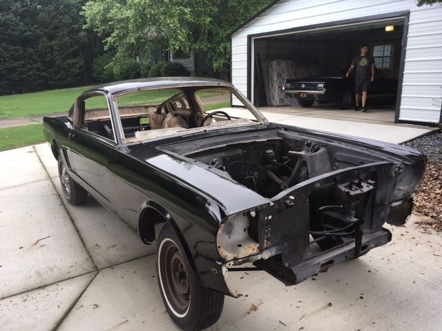 1966 Black Ford Mustang Fastback