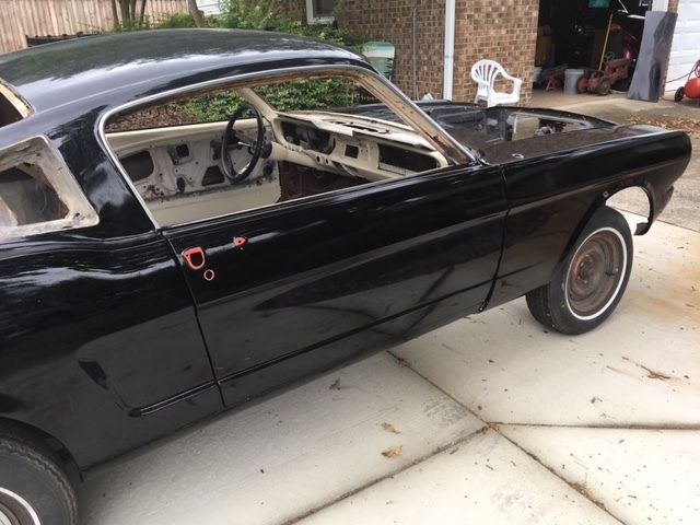 1966 Black Ford Mustang Fastback