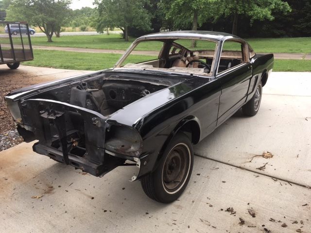 1966 Black Ford Mustang Fastback