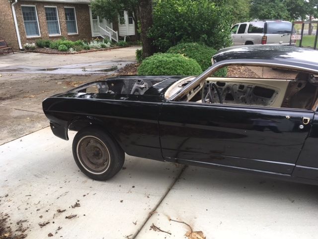 1966 Black Ford Mustang Fastback