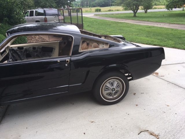 1966 Black Ford Mustang Fastback