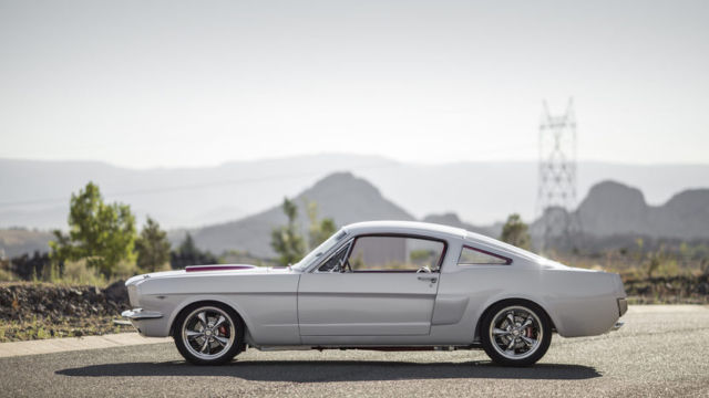 1966 Pearl white Ford Mustang Fastback