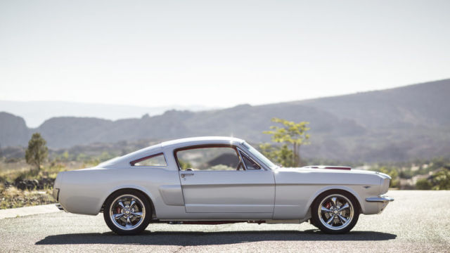 1966 Pearl white Ford Mustang Fastback
