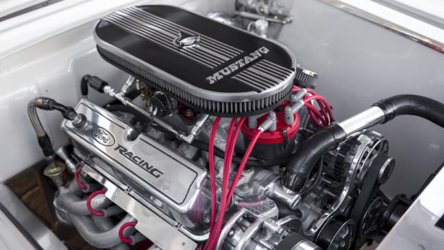 1966 Pearl white Ford Mustang Fastback