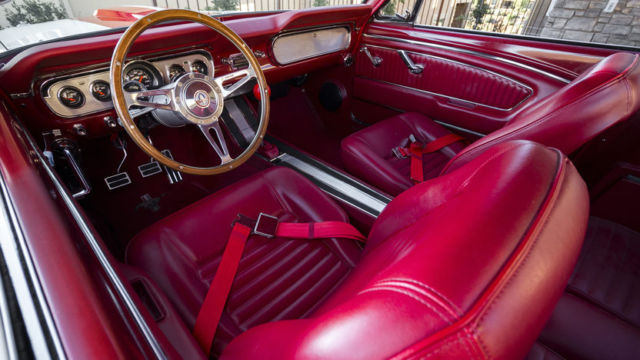 1966 Pearl white Ford Mustang Fastback