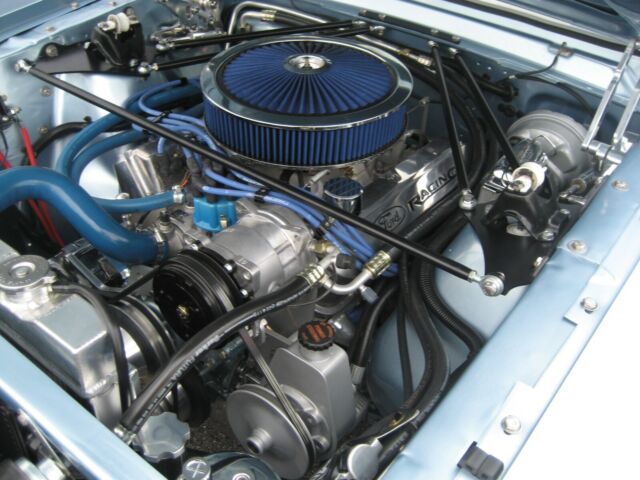 1966 ICE BLUE AND WHITE Ford Mustang Fastback