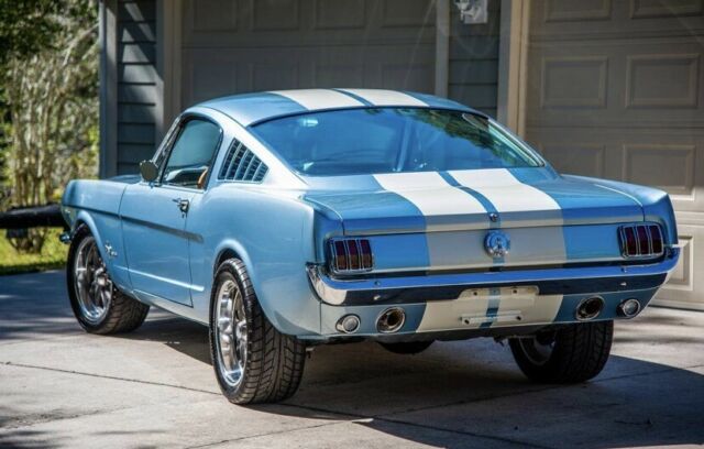 1966 ICE BLUE AND WHITE Ford Mustang Fastback