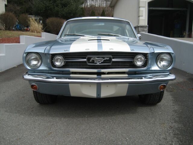 1966 ICE BLUE AND WHITE Ford Mustang Fastback