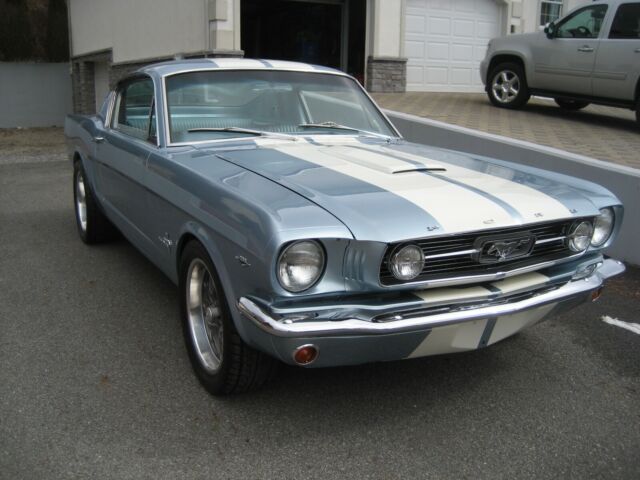 1966 ICE BLUE AND WHITE Ford Mustang Fastback