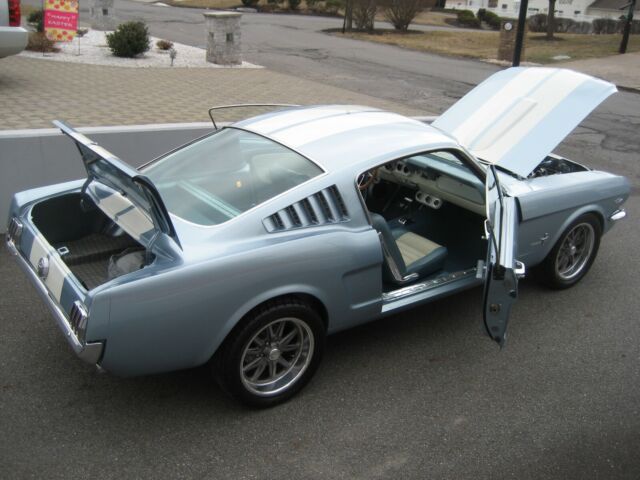 1966 ICE BLUE AND WHITE Ford Mustang Fastback
