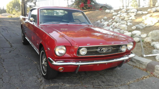 1966 RED Ford Mustang FASTBACK