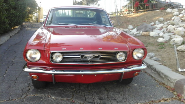 1966 RED Ford Mustang FASTBACK