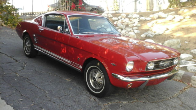 1966 RED Ford Mustang FASTBACK