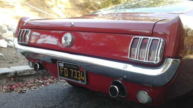 1966 RED Ford Mustang FASTBACK