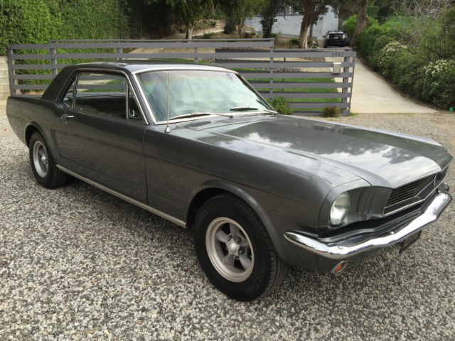 1966 Gray Ford Mustang Coupe
