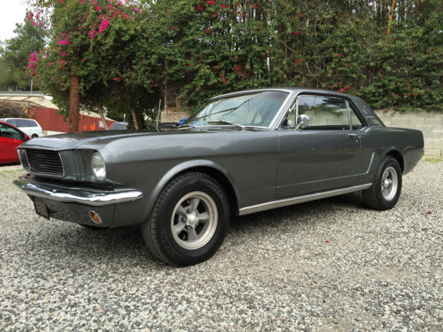 1966 Gray Ford Mustang Coupe