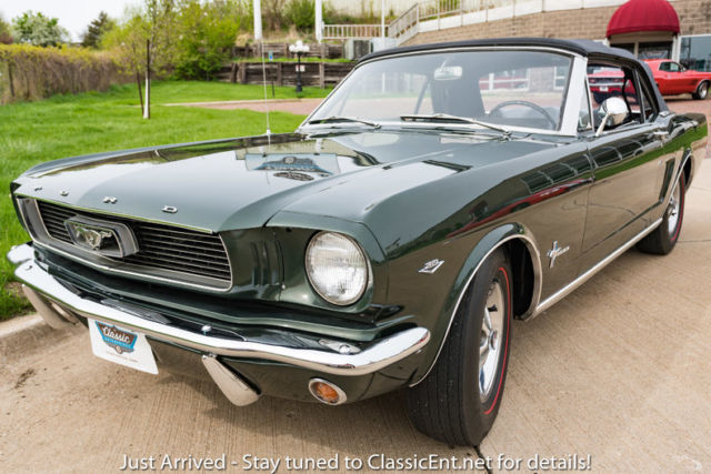 1966 Green Ford Mustang --