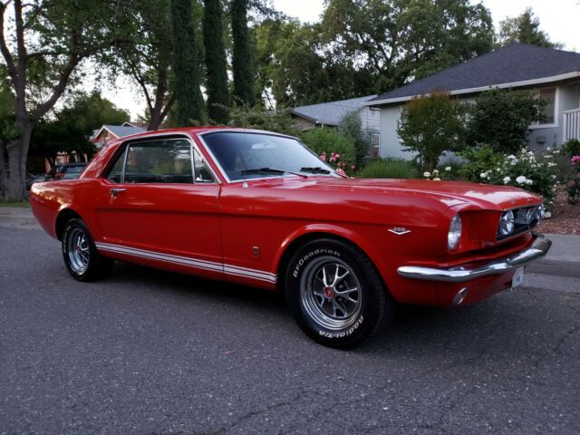 1966 Red Ford Mustang Coupe