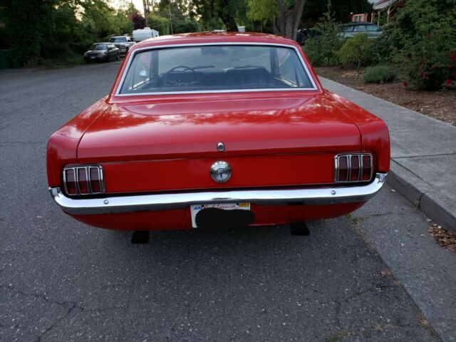 1966 Red Ford Mustang Coupe
