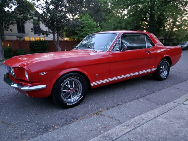 1966 Red Ford Mustang Coupe