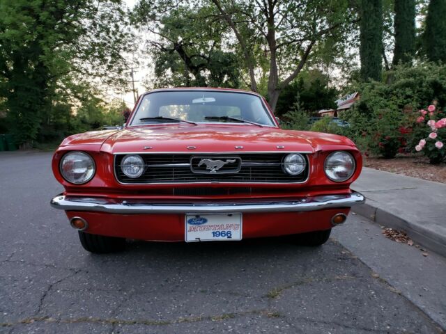 1966 Red Ford Mustang Coupe