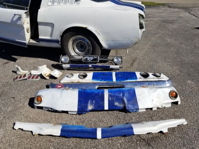 1966 White Ford Mustang Fast Back