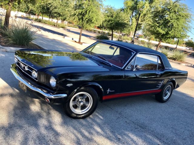 1966 Black Ford Mustang Coupe