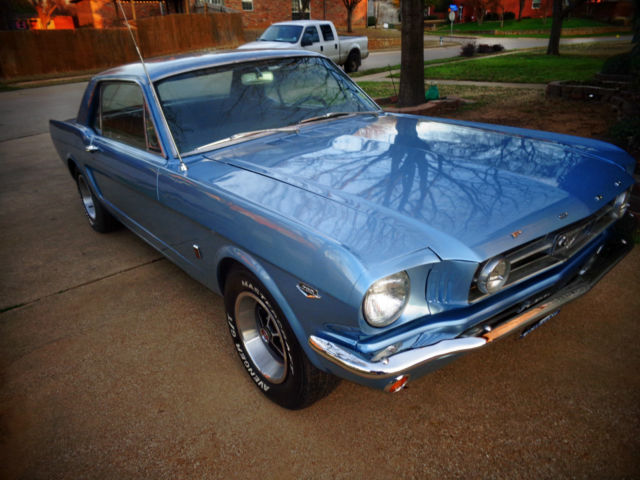 1966 Blue Ford Mustang Coupe