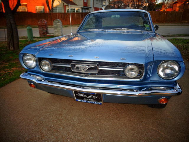 1966 Blue Ford Mustang Coupe