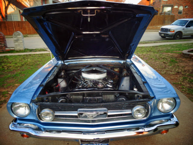 1966 Blue Ford Mustang Coupe