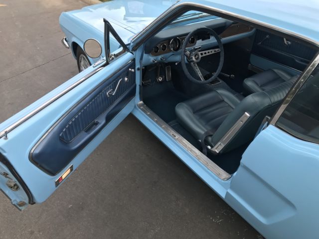 1966 Blue Ford Mustang U/K