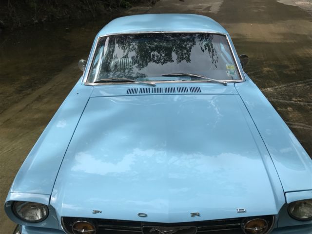 1966 Blue Ford Mustang U/K
