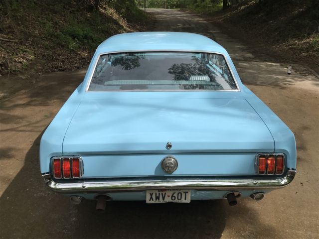 1966 Blue Ford Mustang U/K