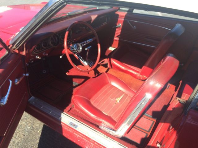 1966 Black Ford Mustang Convertible
