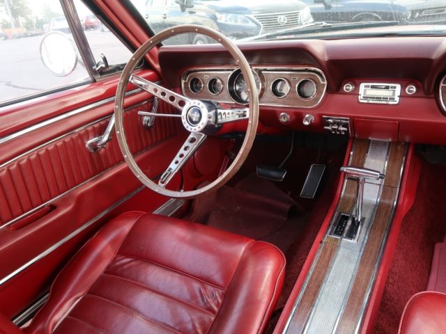 1966 Red Ford Mustang Coupe