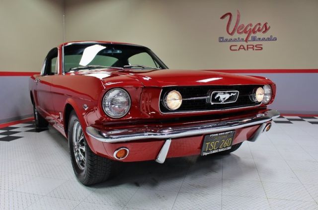 1966 Red Ford Mustang Fastback