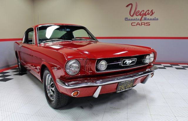 1966 Red Ford Mustang Fastback