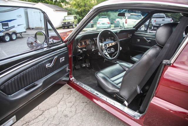 1966 Burgundy Ford Mustang Fastback