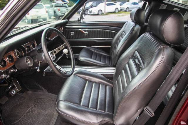 1966 Burgundy Ford Mustang Fastback