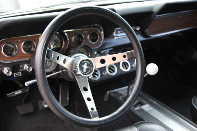 1966 Burgundy Ford Mustang Fastback