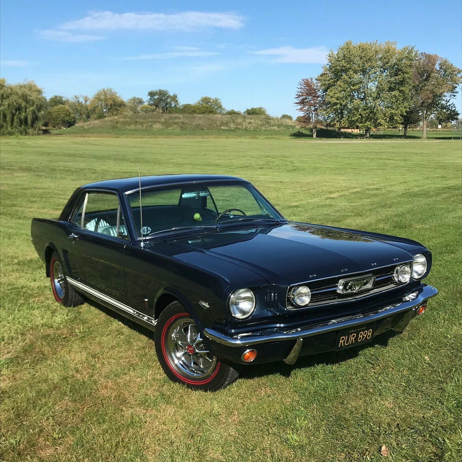1966 Blue Ford Mustang Coupe