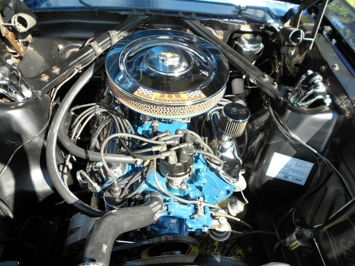 1966 Blue Ford Mustang Coupe