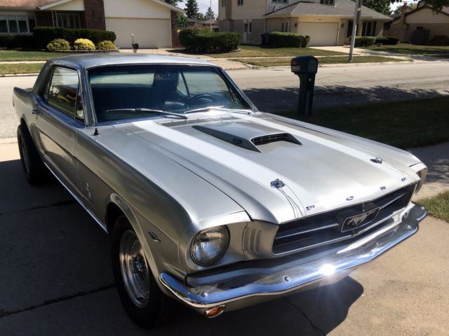 1966 Silver Ford Mustang Coupe