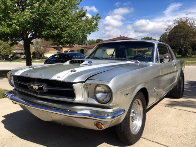 1966 Silver Ford Mustang Coupe