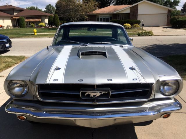 1966 Silver Ford Mustang Coupe