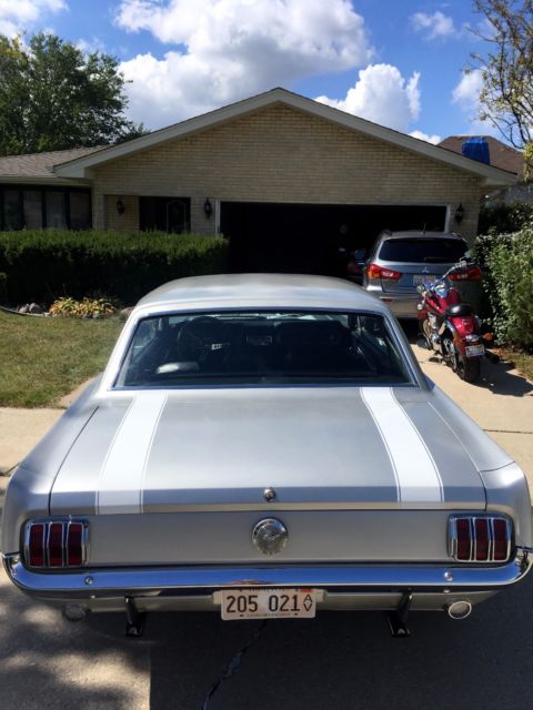 1966 Silver Ford Mustang Coupe