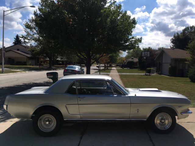 1966 Silver Ford Mustang Coupe