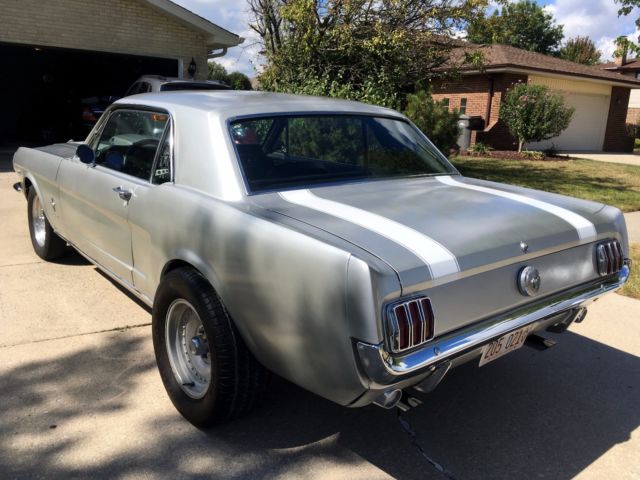 1966 Silver Ford Mustang Coupe