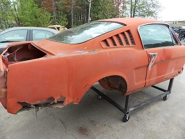 1966 Orange Ford Mustang Fastback